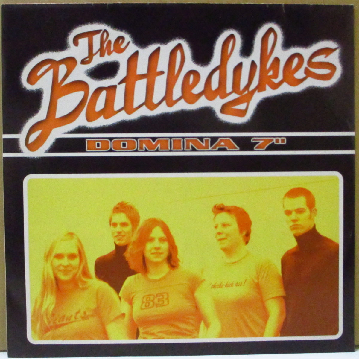 BATTLEDYKES, THE (ザ・バトルダイクス) - Domina +3 (German 限定クリアヴァイナル 7インチ+光沢ソフト紙ジャケ) '01年デビューEP