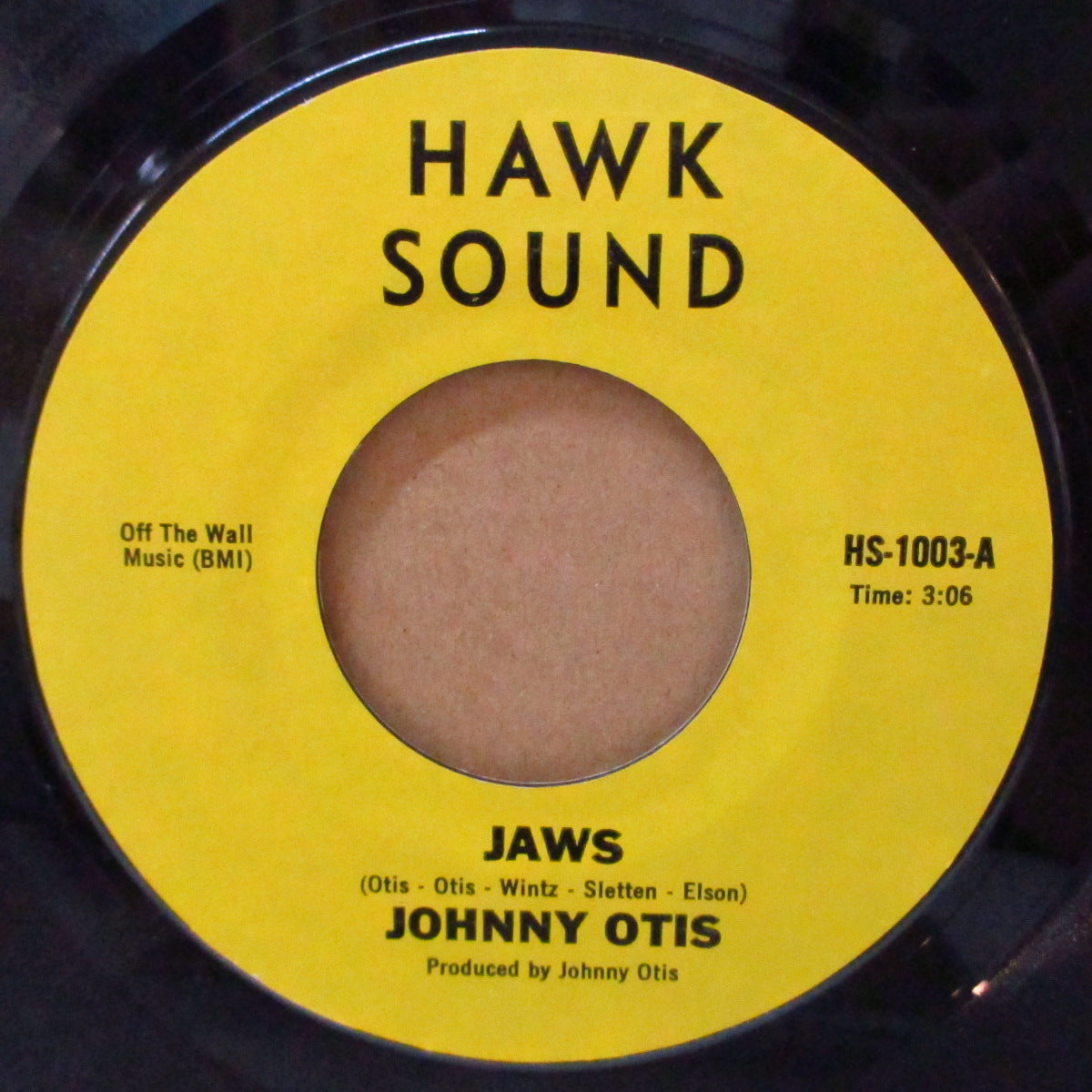 JOHNNY OTIS (ジョニー・オーティス) - Jaws / Good To The Last Drop (US オリジナル「黒ブロック・ロゴ ver」7インチ)アップテムポ・キラー・ファンク+クロスオーヴァー!
