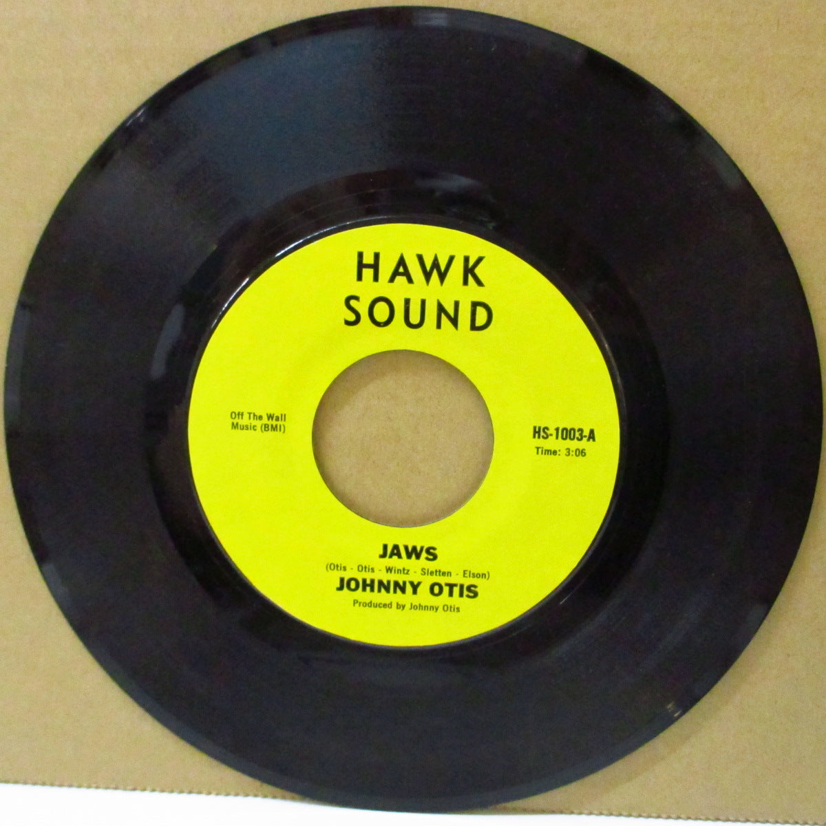 JOHNNY OTIS (ジョニー・オーティス) - Jaws / Good To The Last Drop (US オリジナル「黒ブロック・ロゴ ver」7インチ)アップテムポ・キラー・ファンク+クロスオーヴァー!