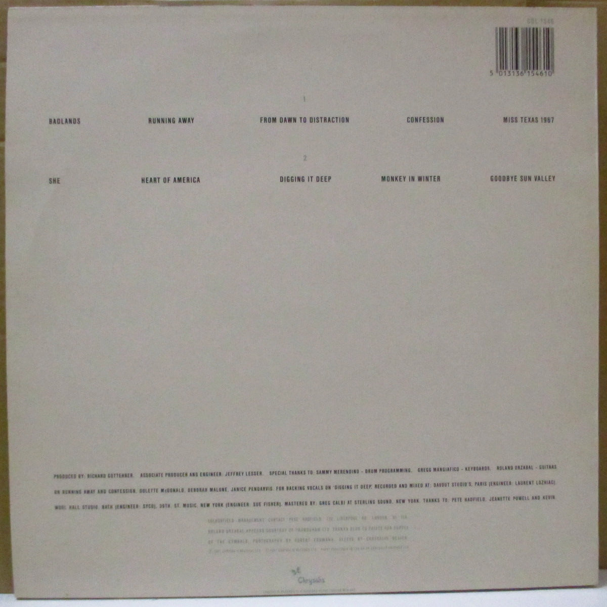 COLOUR FIELD, THE (ザ・カラー・フィールド) - Deception (UK オリジナル LP) '87年2nd&ラストアルバム
