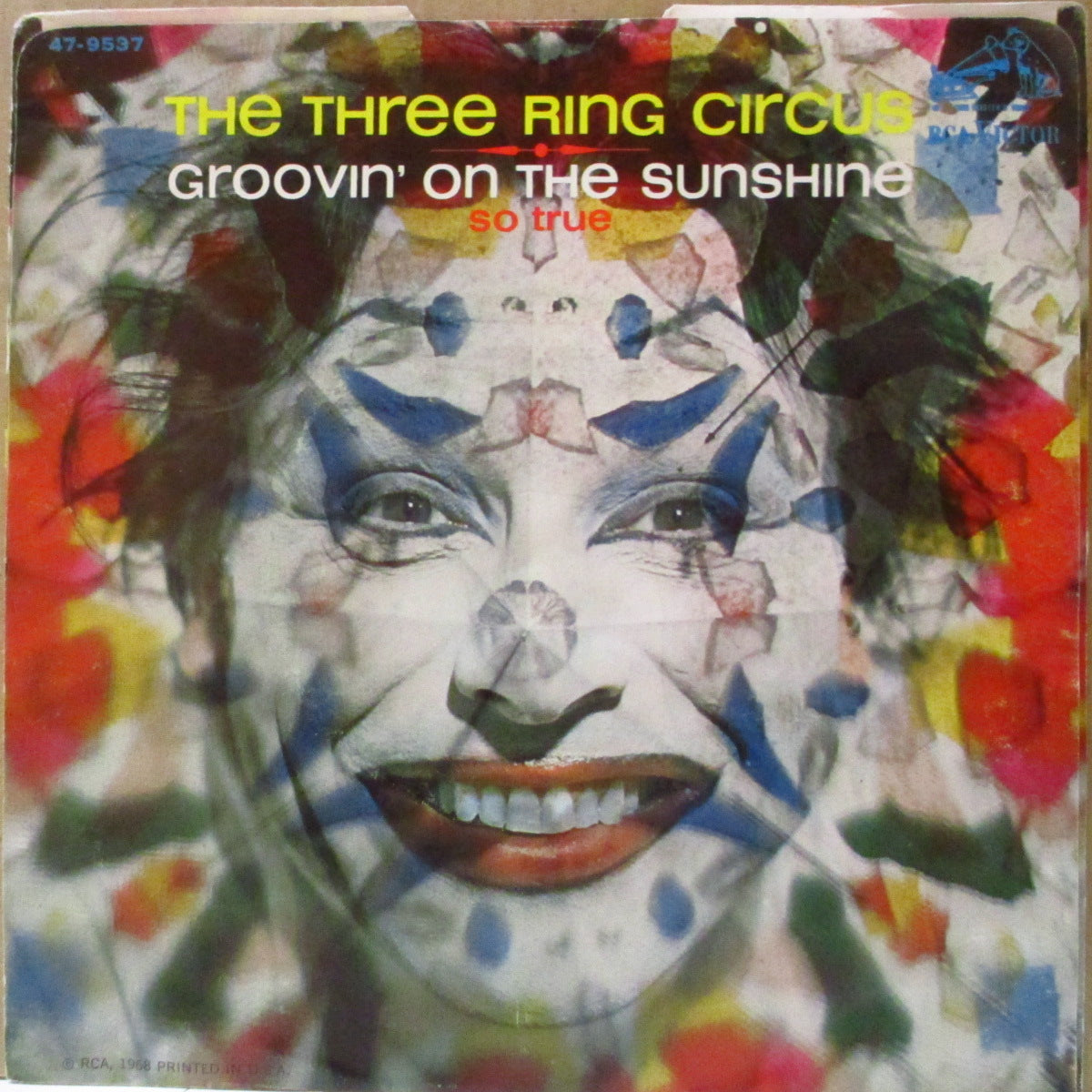 THREE RING CIRCUS, THE (ザ・スリー・リング・サーカス) - Groovin' On The Sunshine (US '68 オリジナル・ジャケ付 7インチ)サンシャイン・サイケ・ポップ!