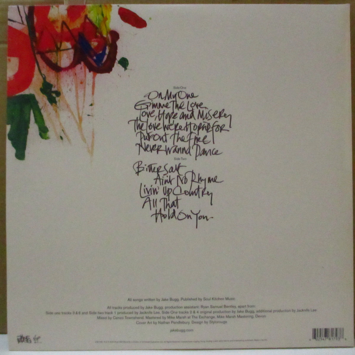 JAKE BUGG (ジェイク・バグ) - On My One (EU オリジナル LP+インナー/光沢見開きジャケ) '16年3rdアルバム