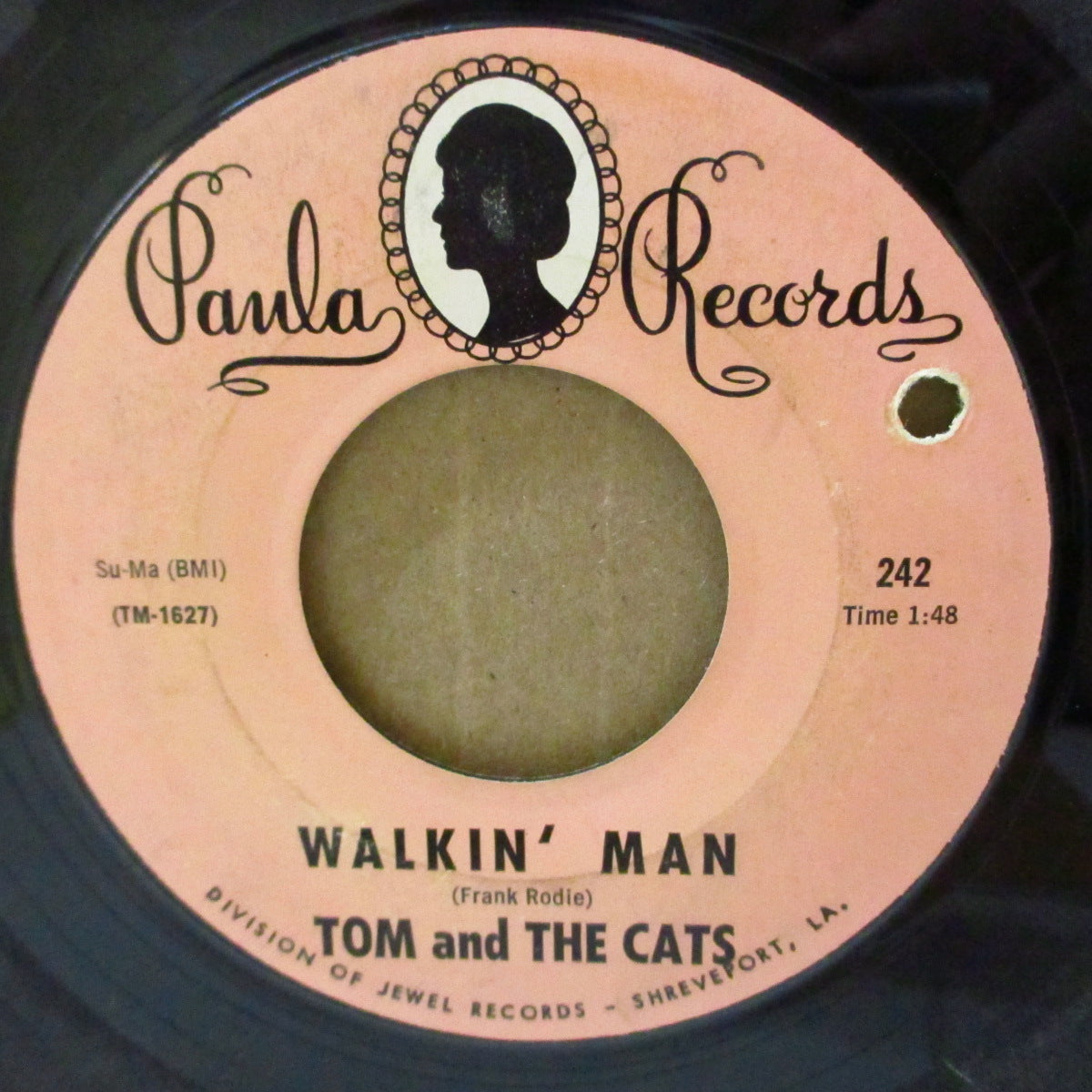 TOM AND THE CATS (トム・アンド・ザ・キャッツ) - Summertime Blues (US '66 オリジナル 7インチ)ファズギター入りバブルガム・ガレージ・カバー!