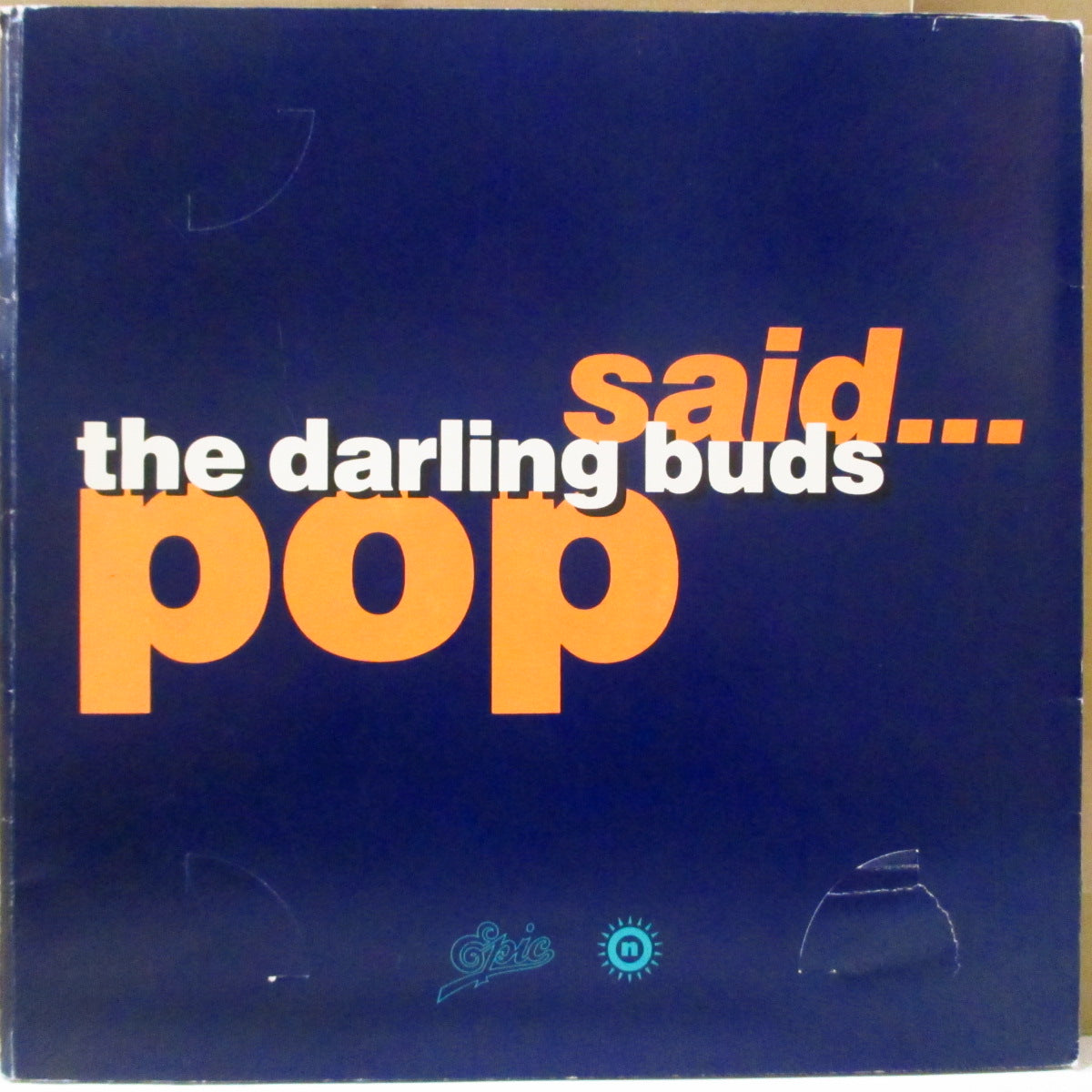 DARLING BUDS, THE (ダーリン・バッズ) - Pop Said... (UK 限定プロモキット LP+ブックレット, 特殊ダイカット3面見開きアウタースリーブ) '88年1stアルバム