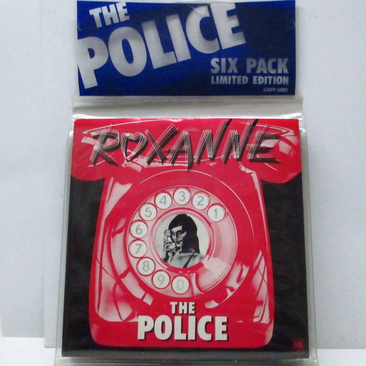 POLICE, THE (ザ ・ポリス) - Six Pack (UK 限定「ブルーヴァイナル」7"x6/6面見開きクリアPVC) 初期シングル6枚組パック!