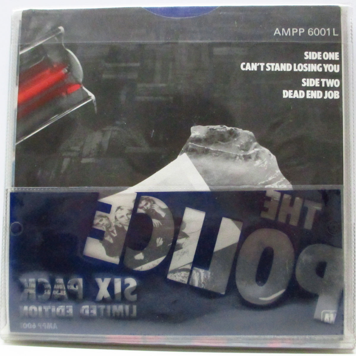 POLICE, THE (ザ ・ポリス) - Six Pack (UK 限定「ブルーヴァイナル」7"x6/6面見開きクリアPVC) 初期シングル6枚組パック!