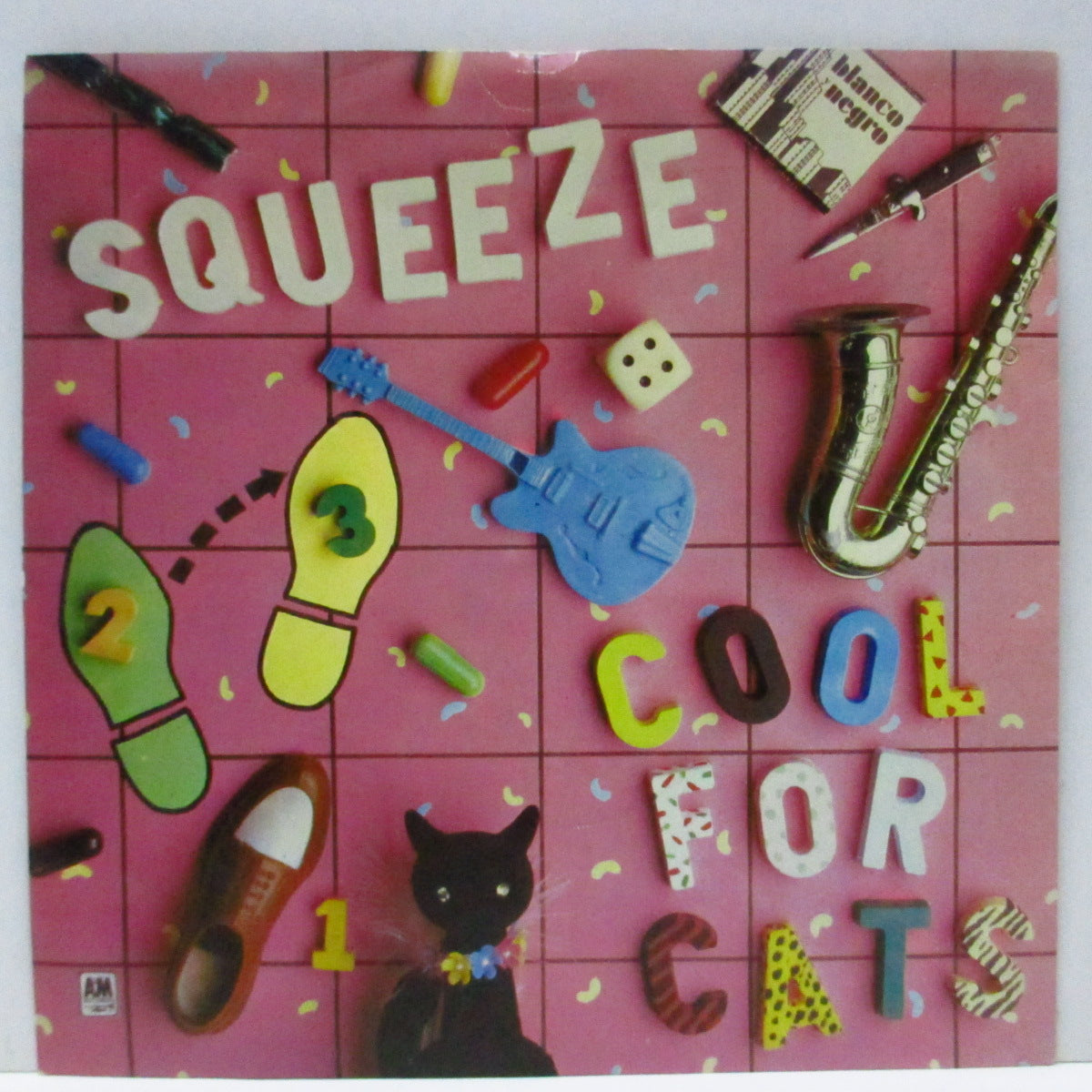 SQUEEZE (スクイーズ) - Cool For Cats / Model (UK '79 セカンドプレス「銀ロゴ」フラットセンター「黒盤」7"/光沢固紙ジャケ)