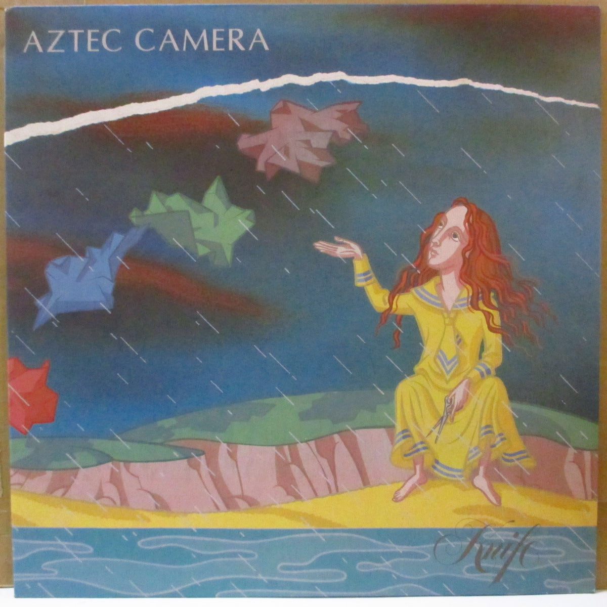 AZTEC CAMERA (アズテック・カメラ) - ナイフ: Knife (Japan オリジナル LP+ソフト紙インサート/帯欠) '84年2ndアルバム