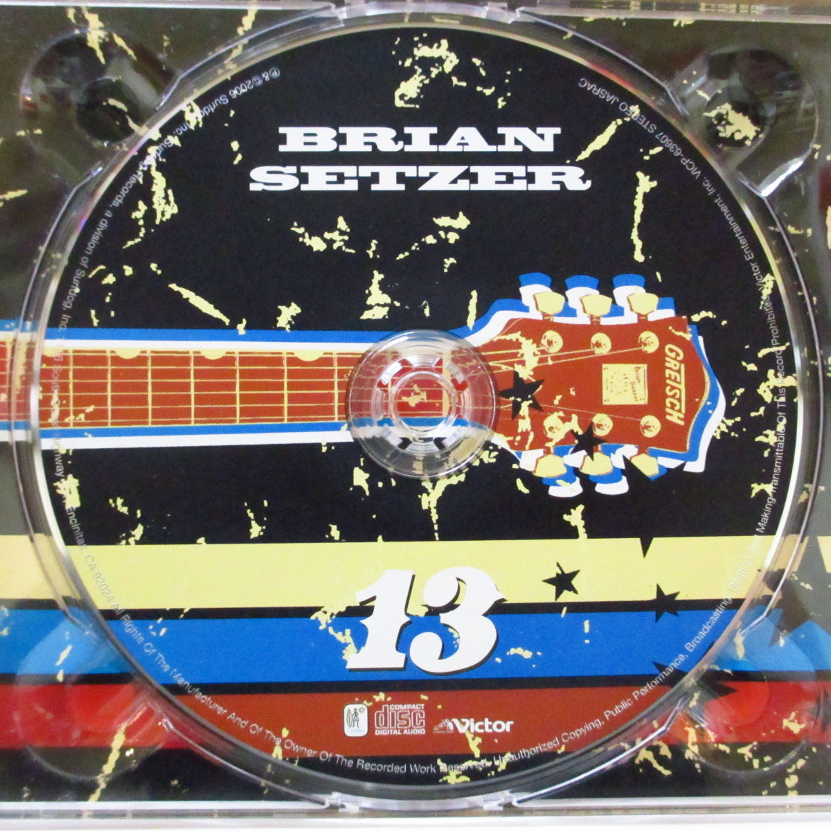 BRIAN SETZER (ブライアン・セッツァー) - 13 (Japan オリジナル CD+帯, ブックレット/デジパックケース) '06年5thアルバム