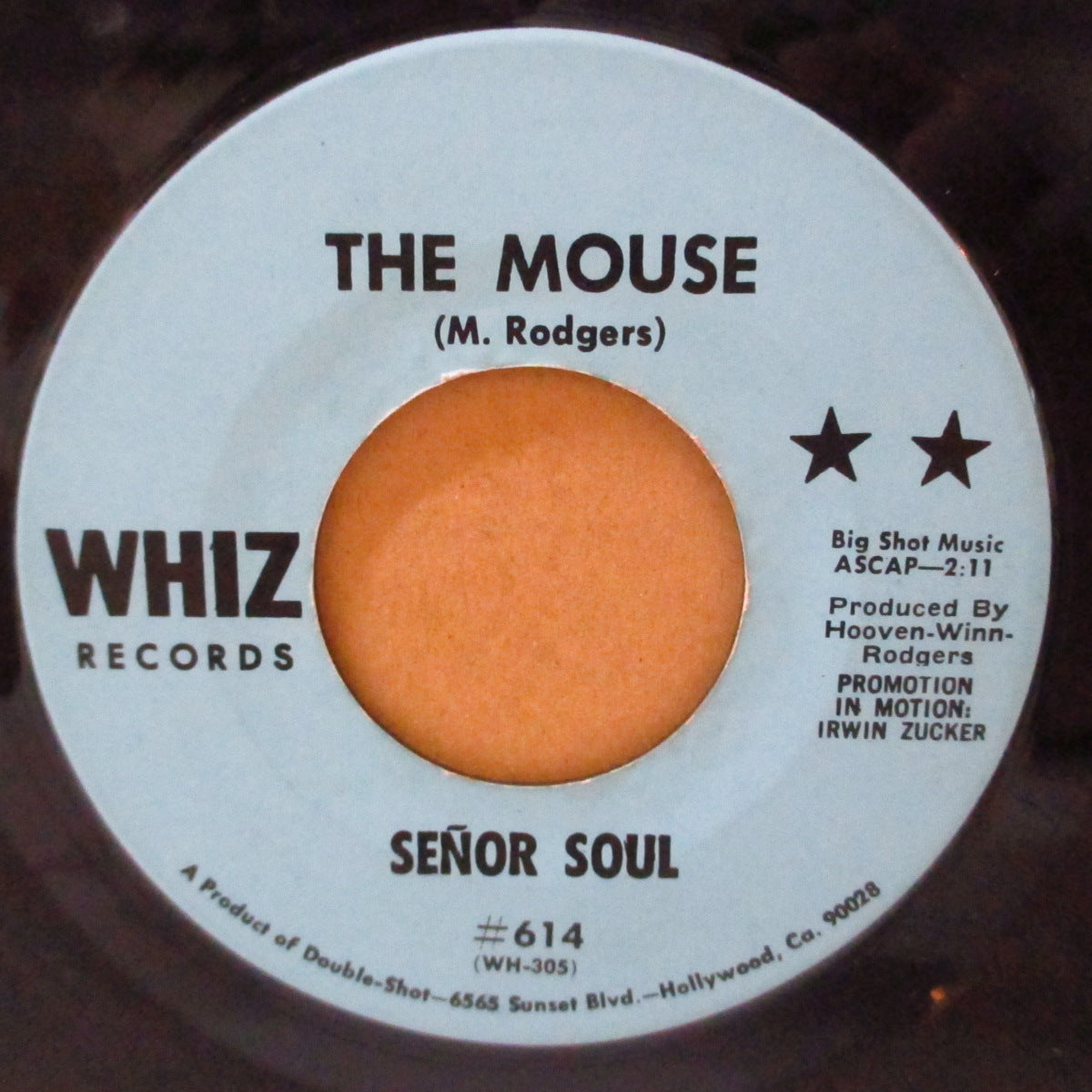 SENOR SOUL (セニョール・ソウル) - The Mouse / Soul Sermon (US '69 オリジナル 7インチ)ディープ・ファンク名曲!