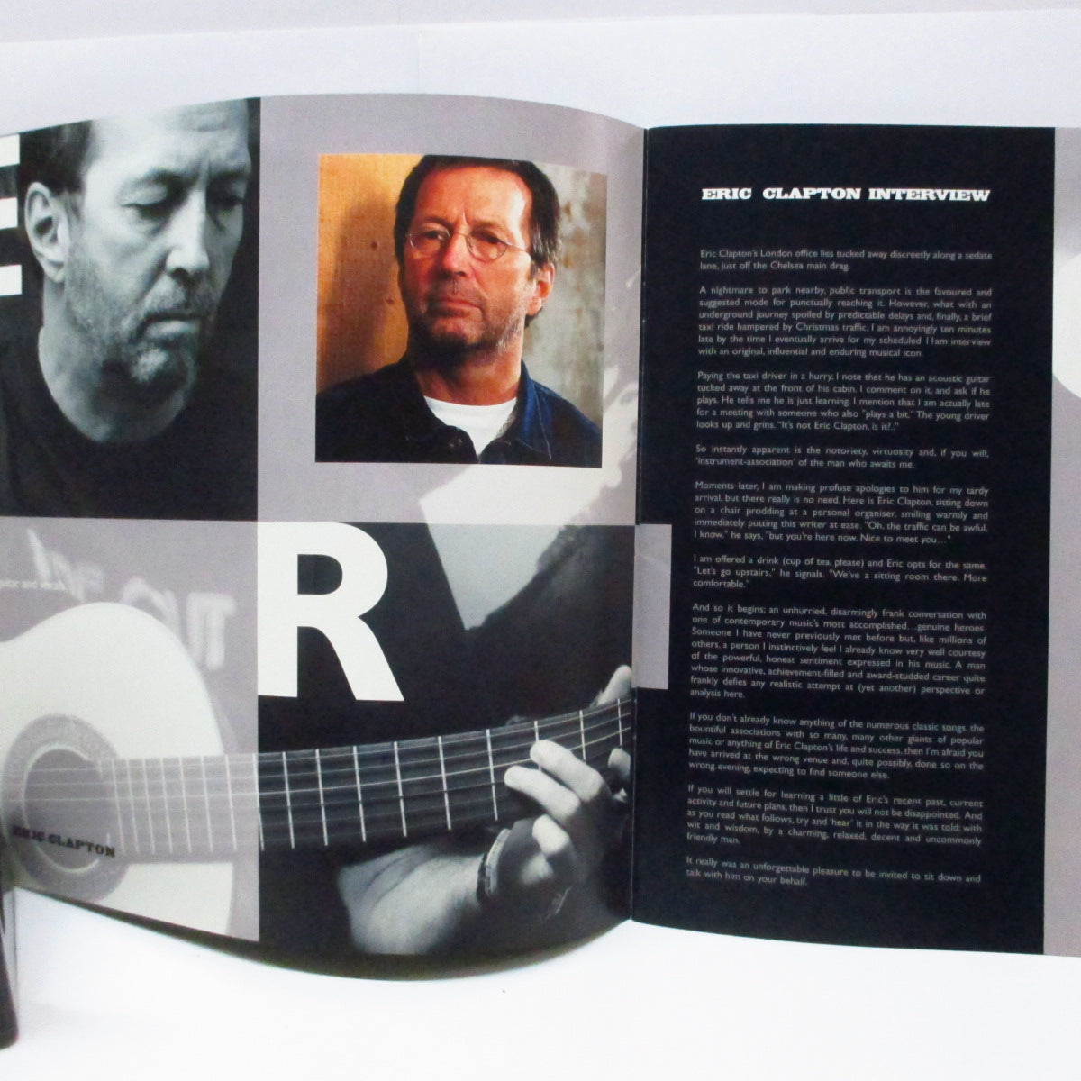 ERIC CLAPTON (エリック・クラプトン) - Reptile Tour Programme (UK 公式「ツアーパンフレット」)