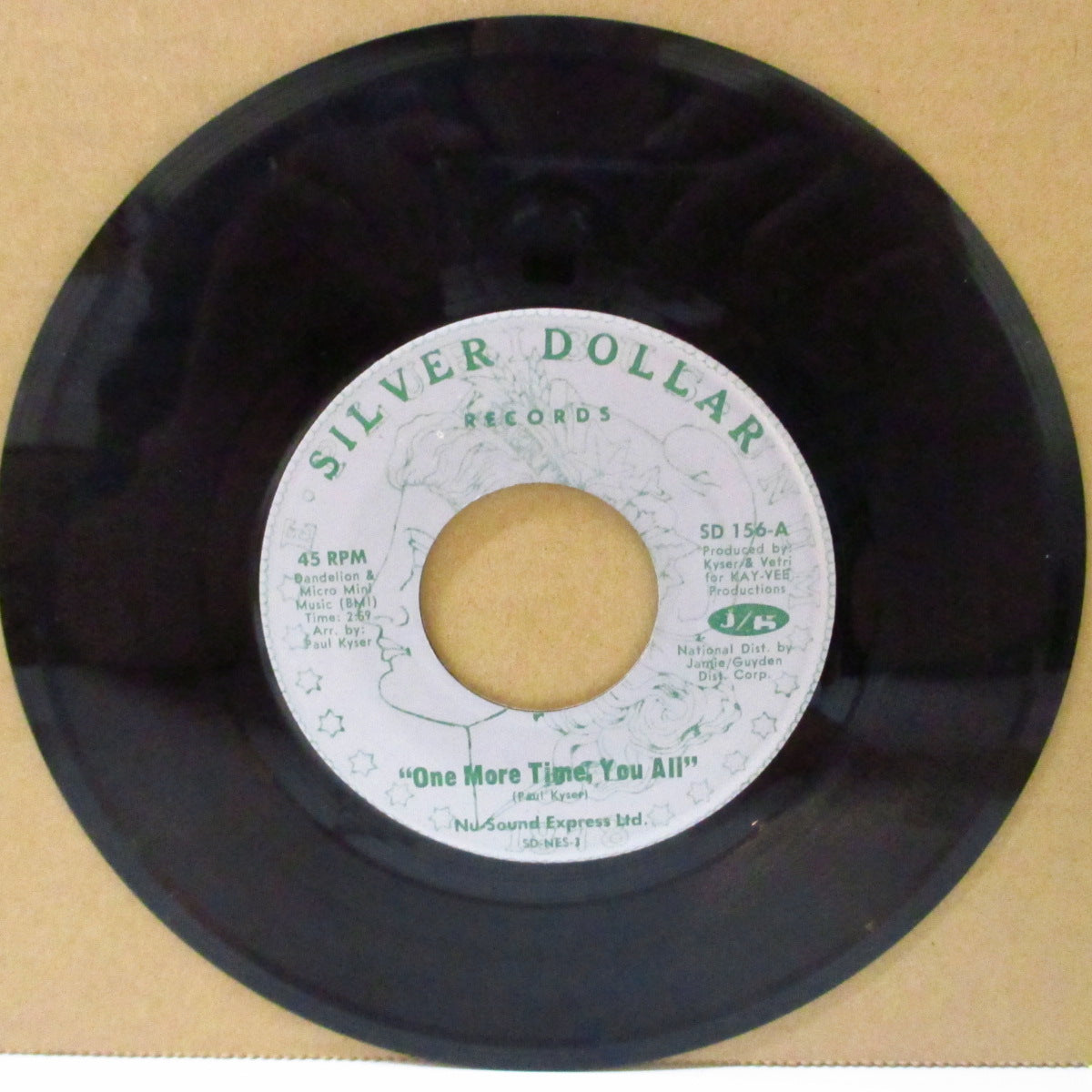 NU-SOUND EXPRESS LTD. (ニュー・サウンド・エキスプレス・リミテッド) - One More Time, You All (US '70 オリジナル 7インチ)DJ-Shadow元ネタ、アップテンポ・FUNKYグルーヴ!