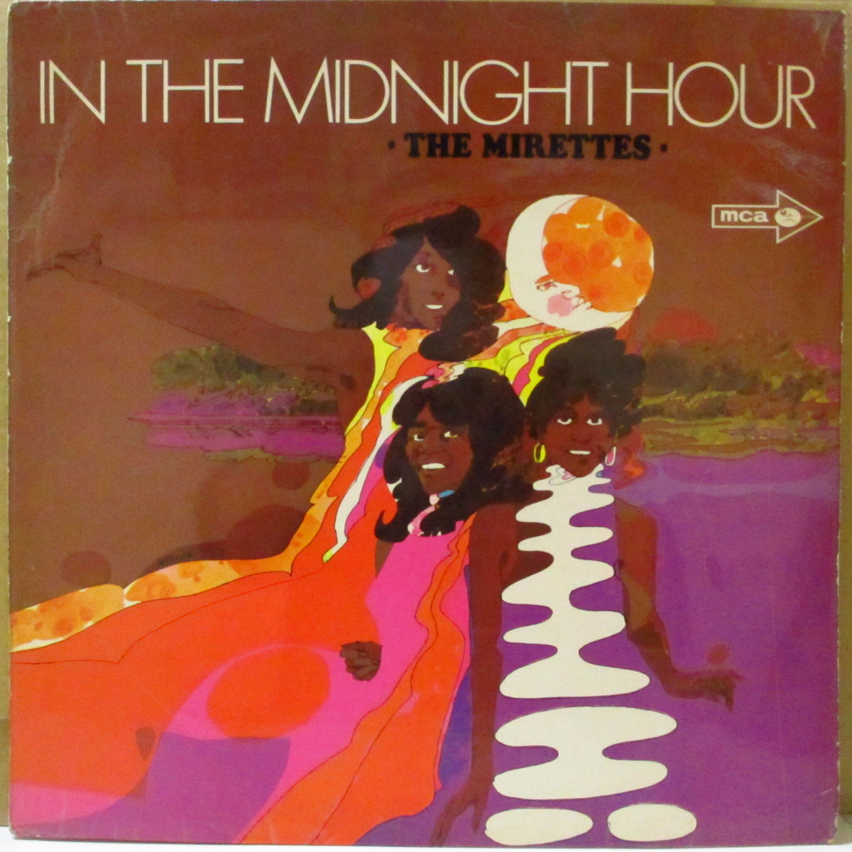 MIRETTES (ザ・ミレッツ) - In The Midnight Hour (UK '68 オリジナル・ステレオ LP/表面コーティングジャケ)アイケッツの後身、'68年デビューアルバム