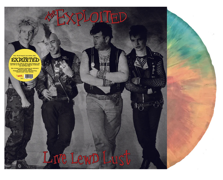 EXPLOITED, THE (ジ・エクスプロイテッド) - Live Lewd Lust (Italy 200枚限定再発マルチカラーヴァイナル LP/ New) '81〜'85 年のライブコンピ!