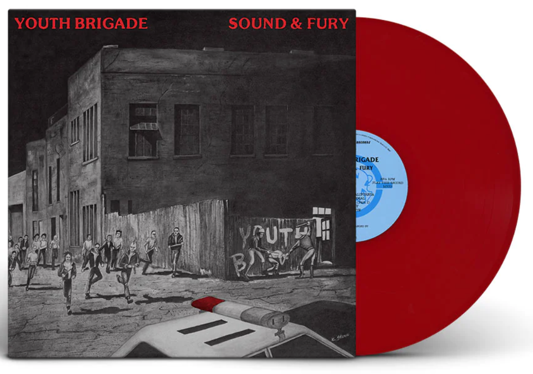 YOUTH BRIGADE (ユース・ブリゲイド) - Sound & Fury (US 1,250枚限定再発「レッドヴァイナル」LP/ New)