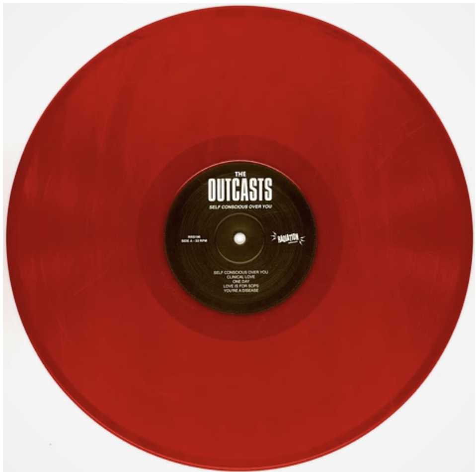 OUTCASTS, THE (ジ・アウトキャスツ) - Self Conscious Over You (Italy 500枚限定再発レッドヴァイナル LP/ New)