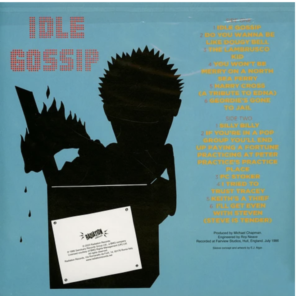 TOY DOLLS (トイ・ドールズ) - Idle Gossip (Italy 限定再発「ホワイトヴァイナル」 LP /New)