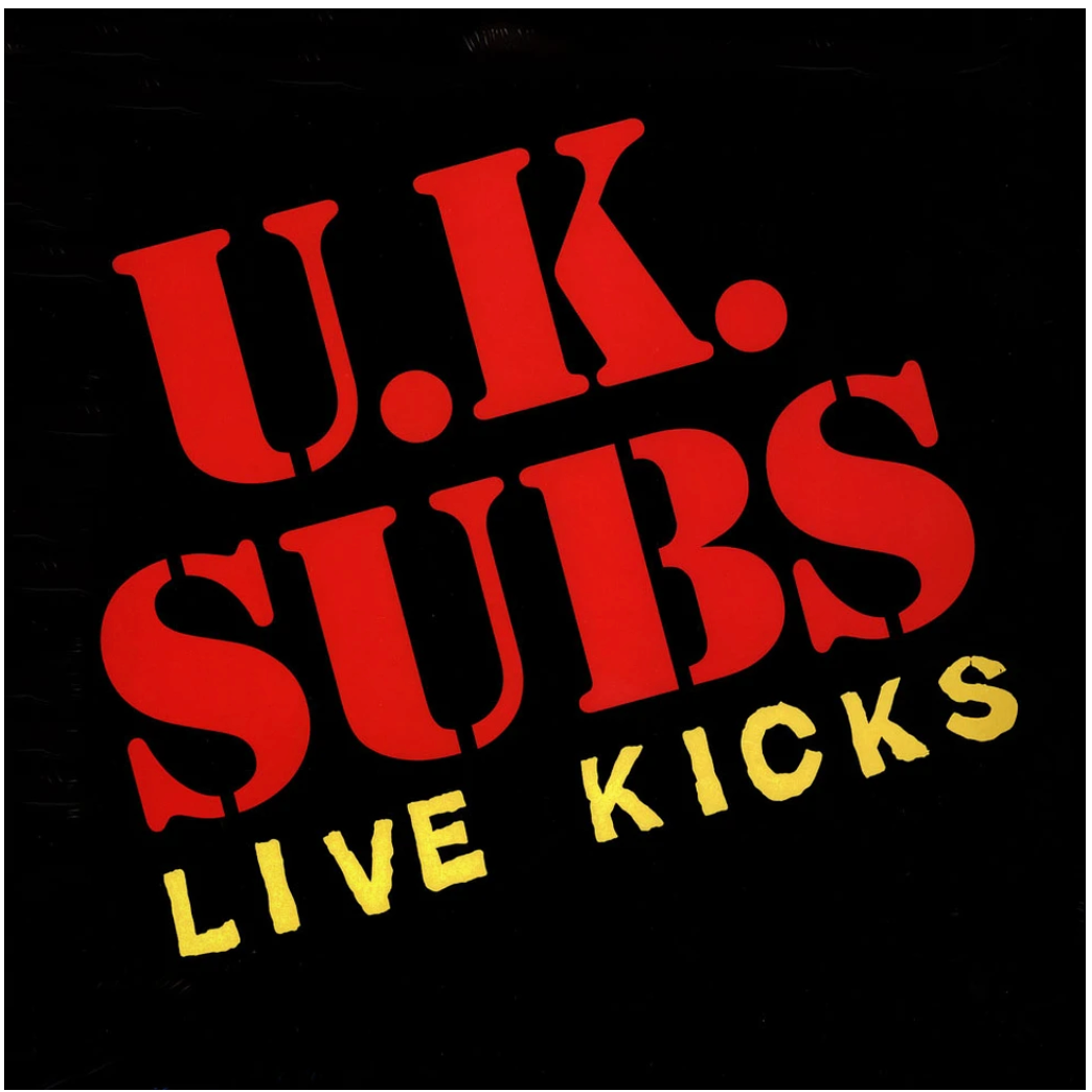 U.K. SUBS (U.K. サブス) - Live Kicks (UK 限定再発「オレンジヴァイナル」LP/ New)