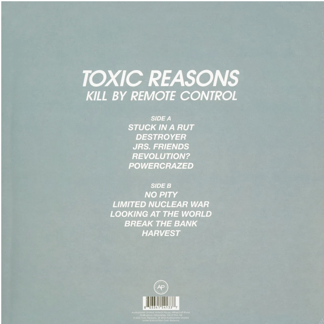 TOXIC REASONS (トキシック・リーズンズ) - Kill By Remote Control (UK 限定再発「グレイヴァイナル」LP/ New)