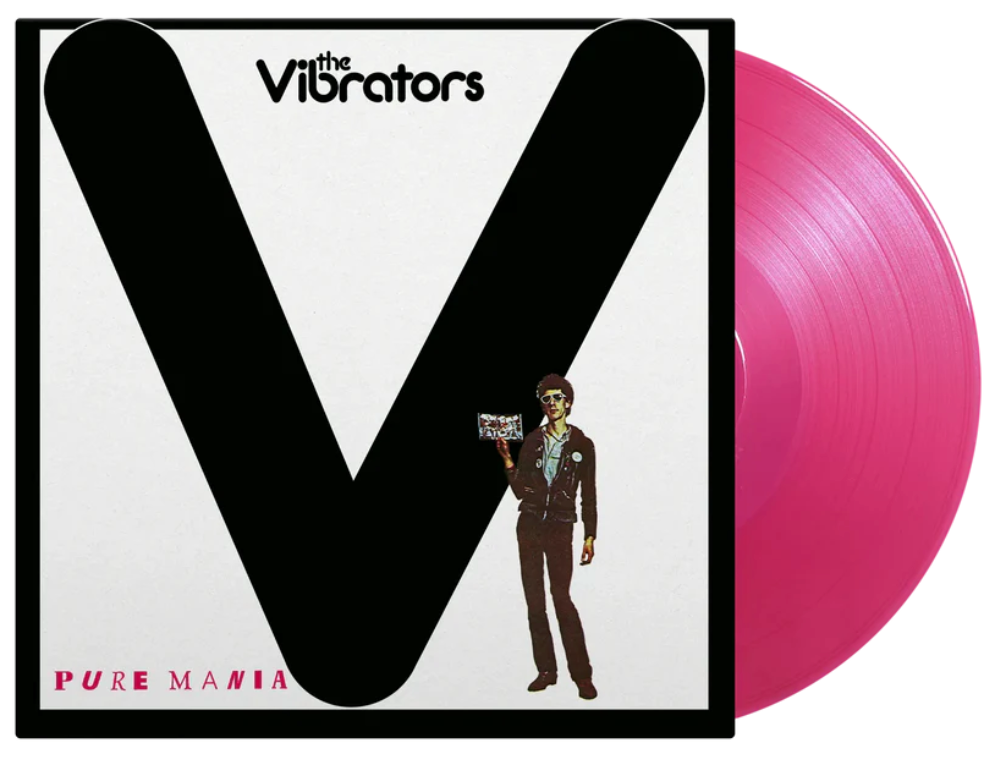 VIBRATORS (ヴァイブレーターズ) - Pure Mania (EU 1,000枚限定ナンバリング入再発180グラム「クリアマゼンタヴァイナル」LP/New) '77年デビューアルバム!