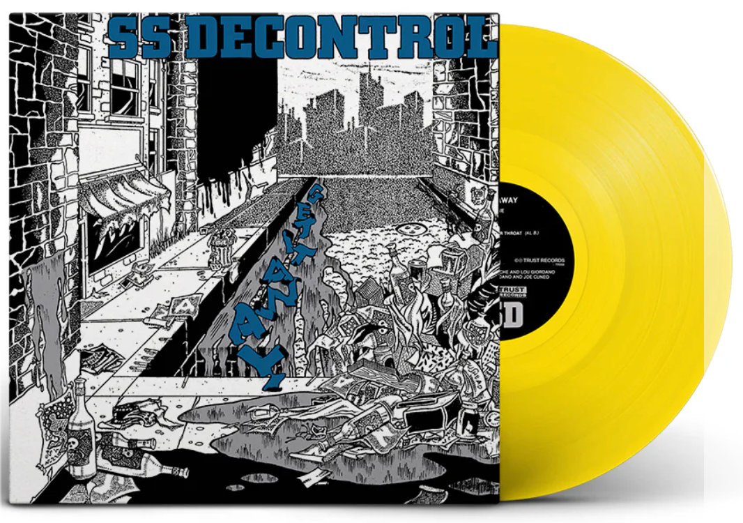 SSD (Society System Decontrol) (エス・エス・ディー ) - Get It Away (US 正規再発「2,000枚限定イエローヴァイナル」LP/ New) SSD ロゴステンシル付き !