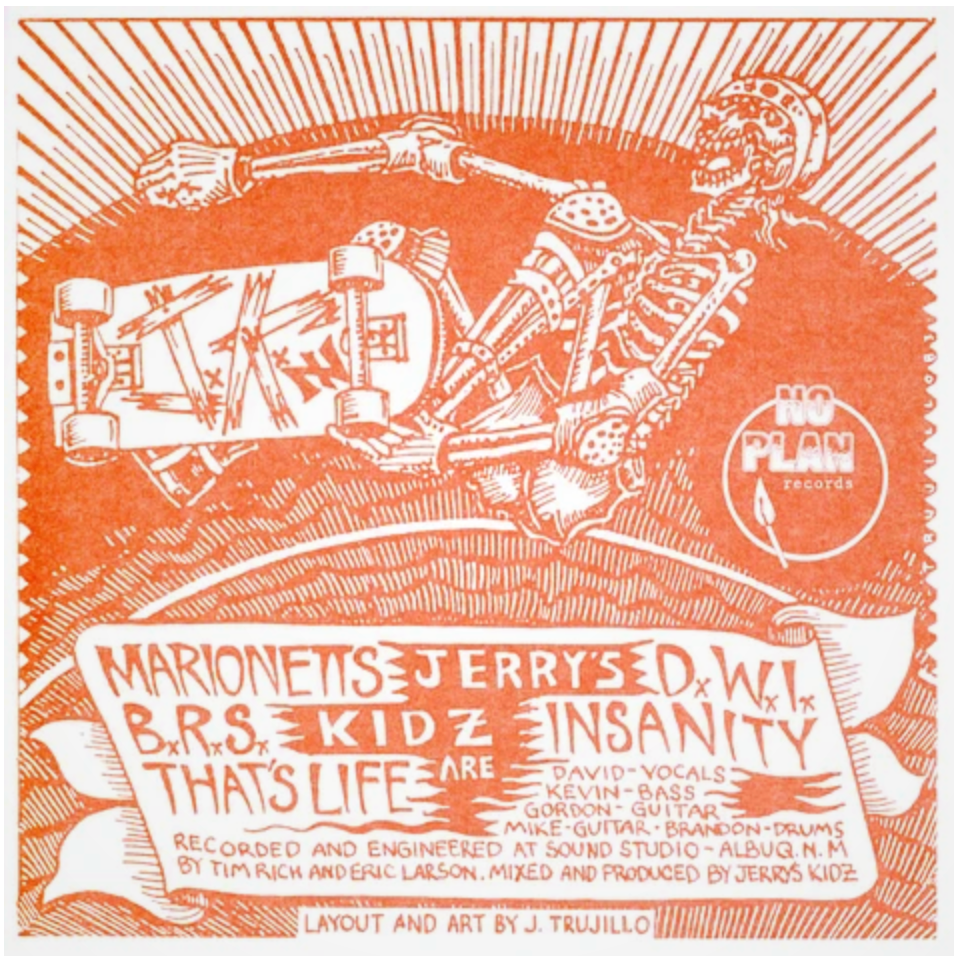 JERRY'S KIDZ (ジェリーズ・キッズ) - Well Fed Society (German 200枚限定再発 7"/ New) 1984年の唯一EP !