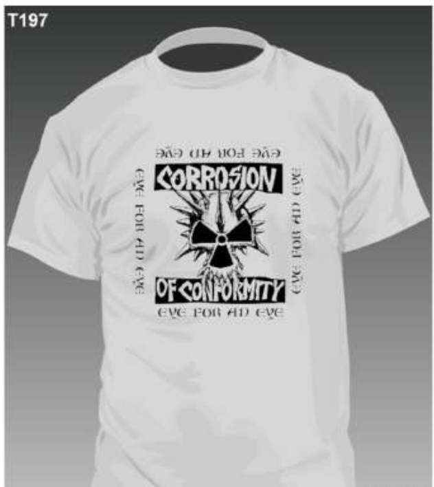 C.O.C. (Corrosion Of Conformity) (コロージョン・オブ・コンフォーミティ) - Eye For An Eye (限定 ホワイトTシャツ「M」サイズ/ New)