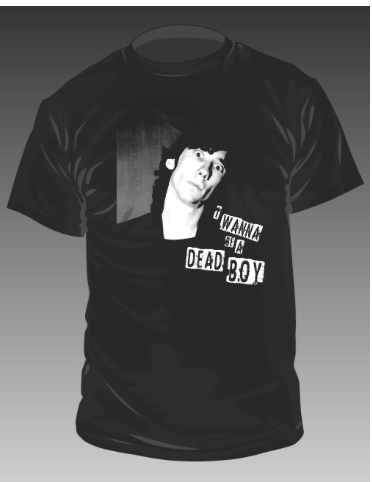 STIV BATORS (スティヴ・ベイターズ) - I Wanna Be A Dead Boy : Theresa K. Photo (限定 Tシャツ「M」サイズ/ New)