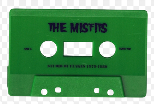 MISFITS (ミスフィッツ) - Studio Outtakes 1979-1980 (EU 限定「グリーン」カセット/ New) 初期アウトテイク集!