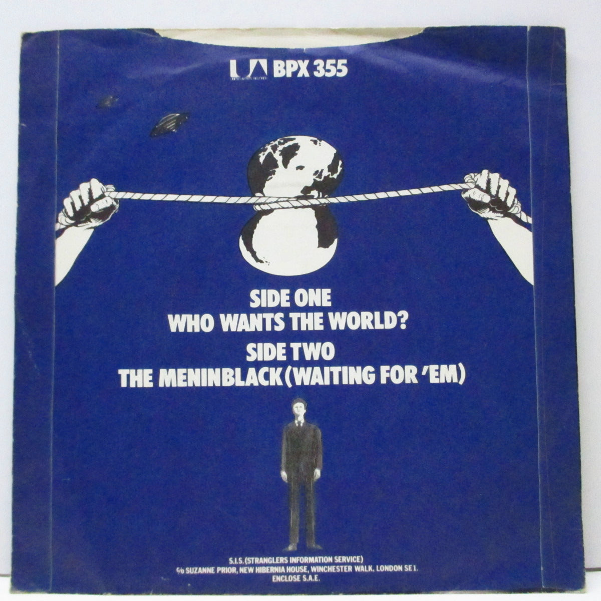 STRANGLERS, THE (ストラングラーズ ) - Who Wants The World (UK 限定 7"/「79p RRP」光沢ソフト紙折り返ジャケ付) A面アルバム未収録