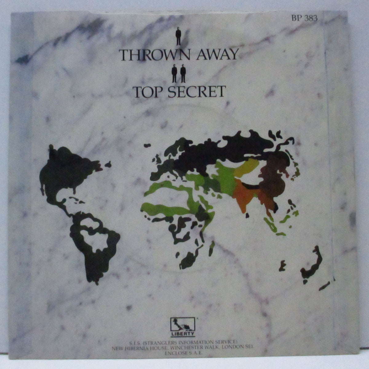 STRANGLERS, THE (ストラングラーズ ) - Thrown Away (UK オリジナル 7"/マットソフト紙折り返しジャケ) B面アルバム未収録 !