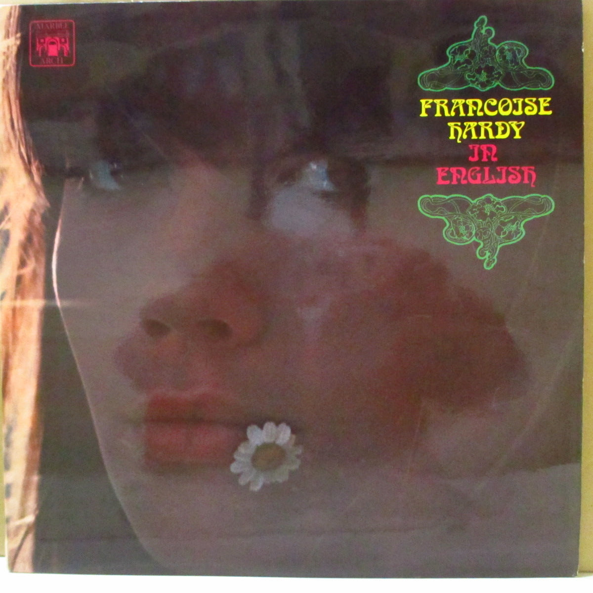 FRANCOISE HARDY (フランソワーズ・アルディ) - Francoise Hardy In English (UK '69 独自再発 モノラル LP/表面コーティング折り返しジャケ) '66年英語曲アルバムの内容違い