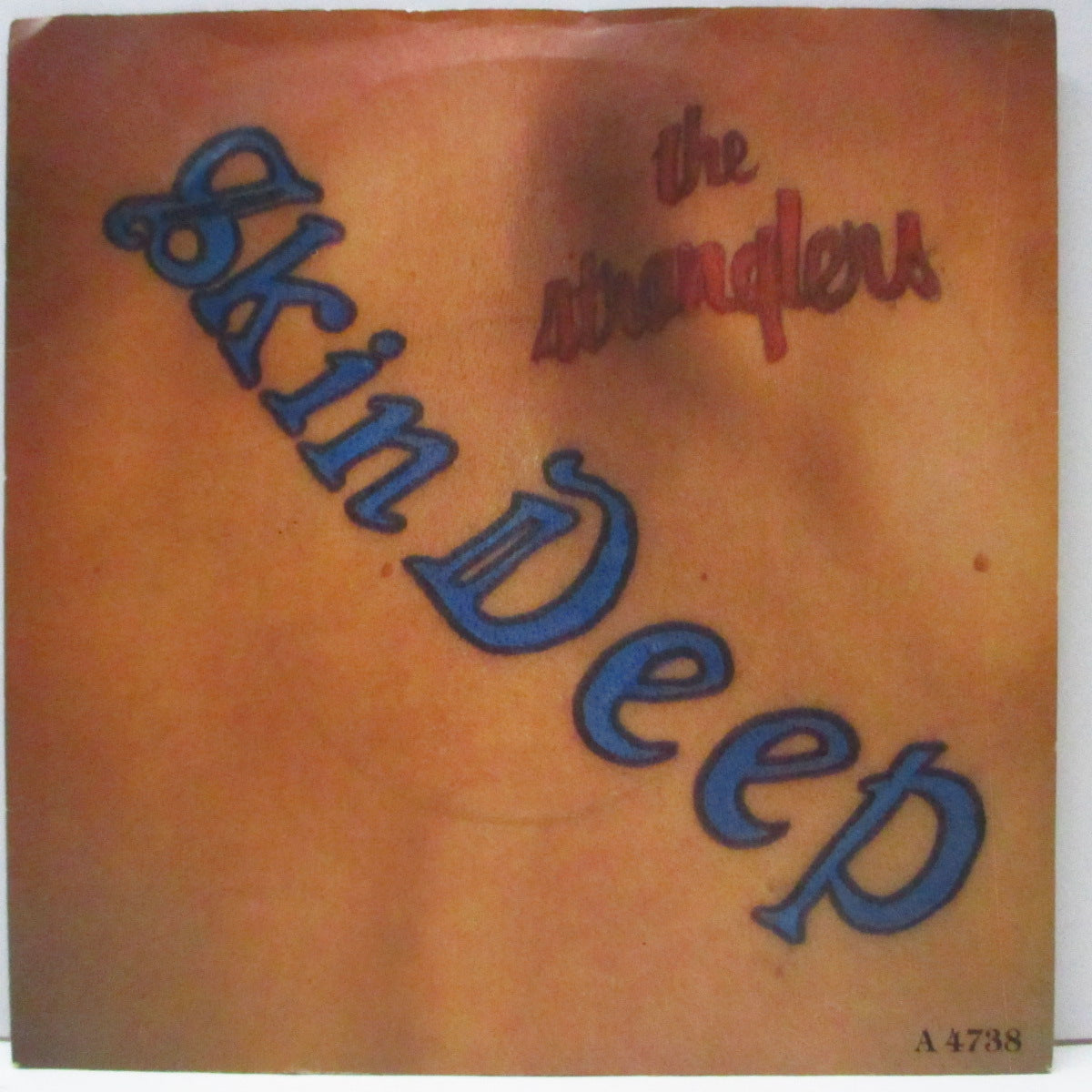 STRANGLERS, THE (ストラングラーズ ) - Skin Deep (UK オリジナル 7"/光沢ソフト紙折り返しジャケ) B面アルバム未収録 !