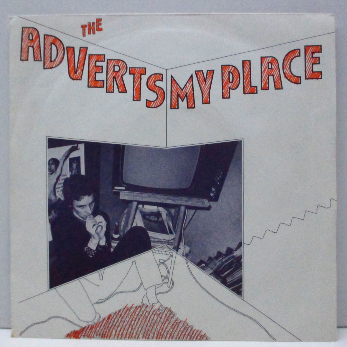 ADVERTS, THE (アドヴァーツ) - My Place (UK オリジナル 7"/マットソフ紙折り返しジャケ) 近年稀な美品