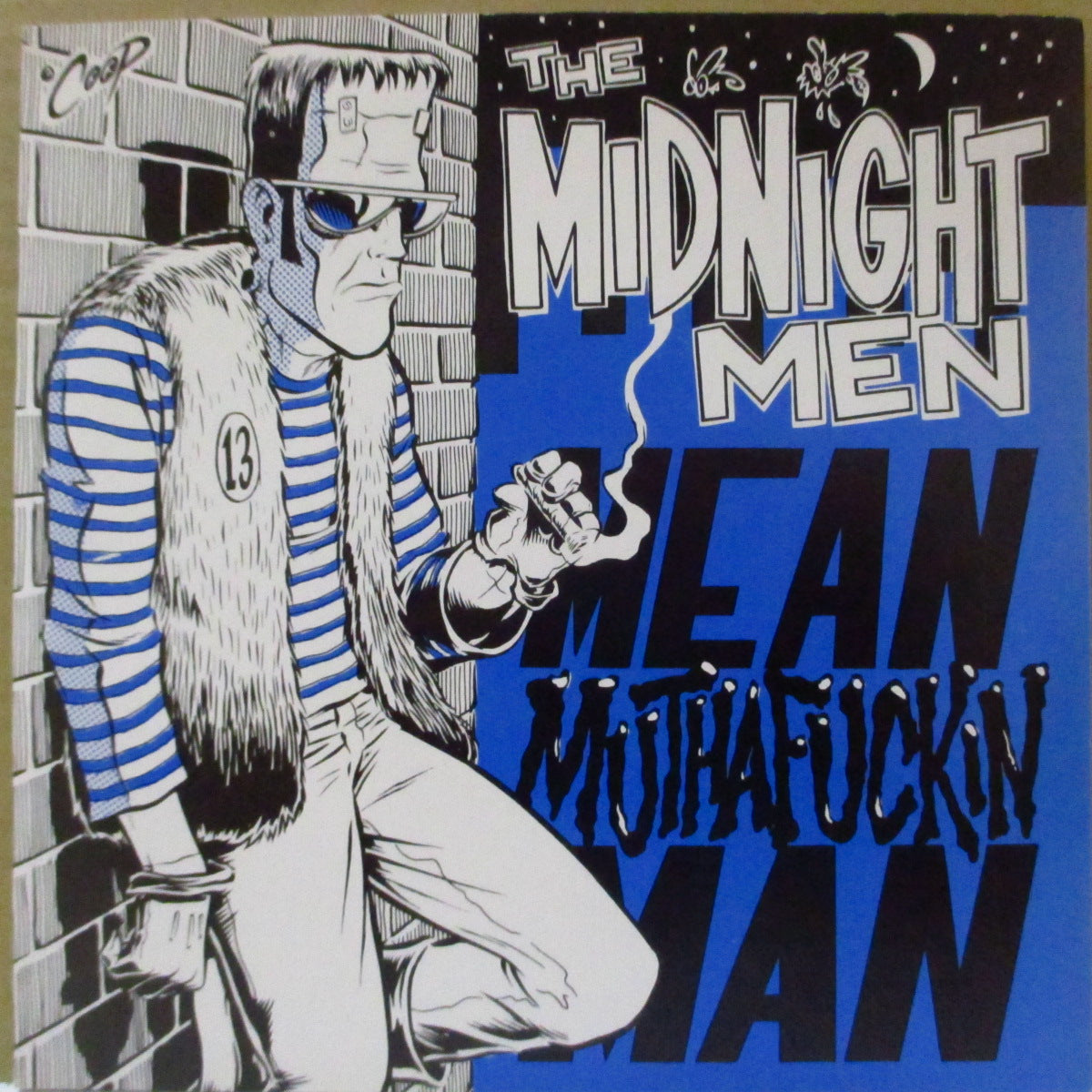 MIDNIGHT MEN, THE (ザ・ミッドナイト・メン) - Mean Muthafuckin Man +2 (US '92 限定3曲入り「クリア青盤」 7インチ/光沢固紙ジャケ)