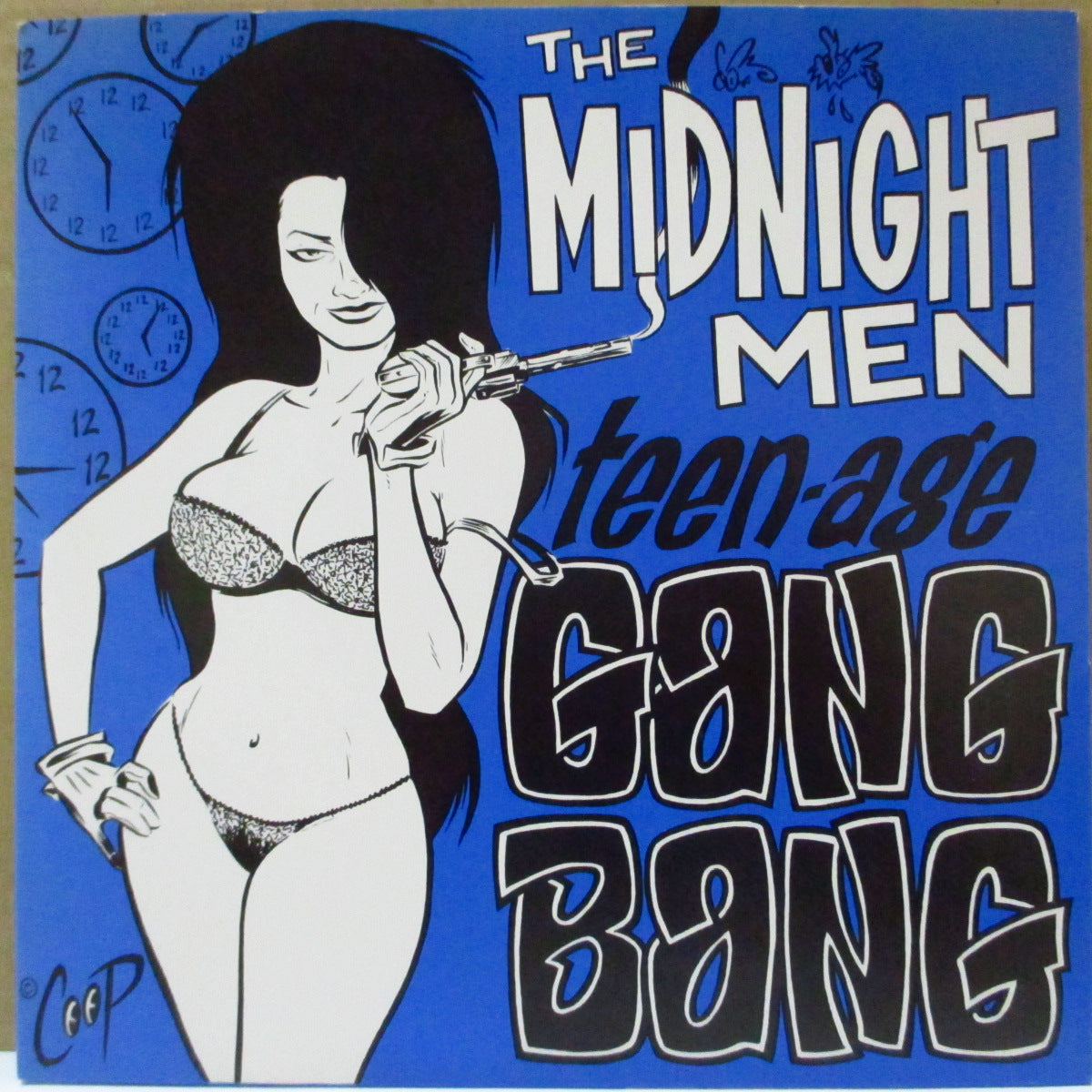 MIDNIGHT MEN, THE (ザ・ミッドナイト・メン) - Mean Muthafuckin Man +2 (US '92 限定3曲入り「クリア青盤」 7インチ/光沢固紙ジャケ)