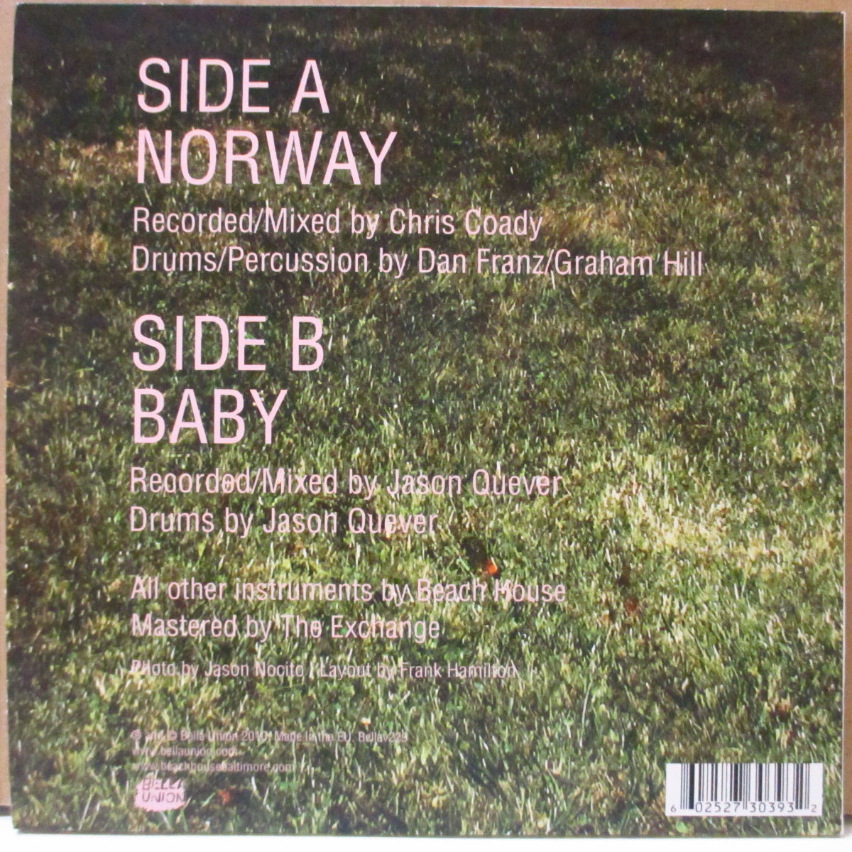 BEACH HOUSE (ビーチ・ハウス) - Norway (UK 500枚限定レッドヴァイナル 7インチ+光沢固紙ジャケ) '10年シングル