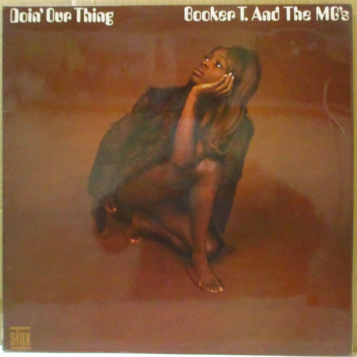 BOOKER T. & THE MG’S (ブッカーT & ザ・MG'S) - Doin' Our Thing (UK '68 オリジナル・ステレオ LP/表面コーティング・ジャケ) 英独自「黒人女性」写真ジャケ!盤は近年稀な美品