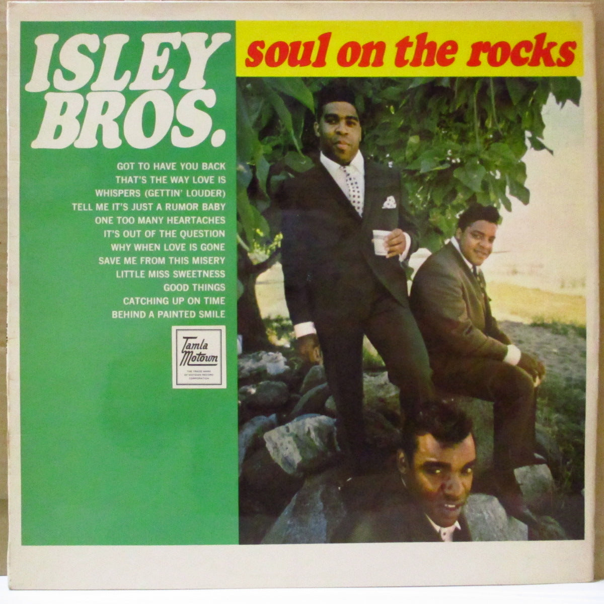 ISLEY BROTHERS (アイズレー・ブラザーズ) - Soul On The Rocks (UK '68 オリジナル・モノラル LP/表面コーティング折り返しジャケ)