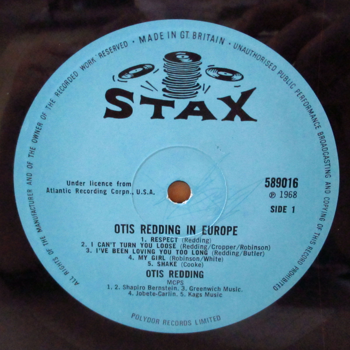 OTIS REDDING (オーティス・レディング) - Otis Redding In Europe (UK '68 初回Staxオリジナル・モノラルLP/初回両面コーティングジャケ) 英独自ジャケ、近年稀な美品!