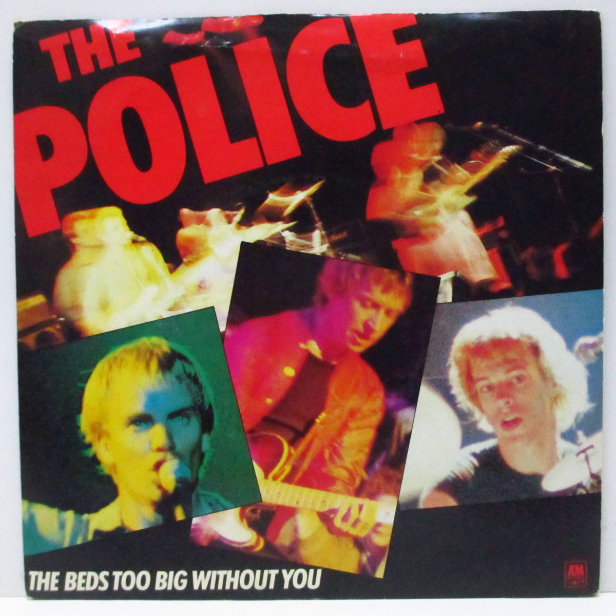POLICE, THE (ザ ・ポリス) - The Beds Too Big Without You (UK 限定「ブルーヴァイナル」7"/光沢固紙ジャケ) 「Six Pack 」からのバラ売り !