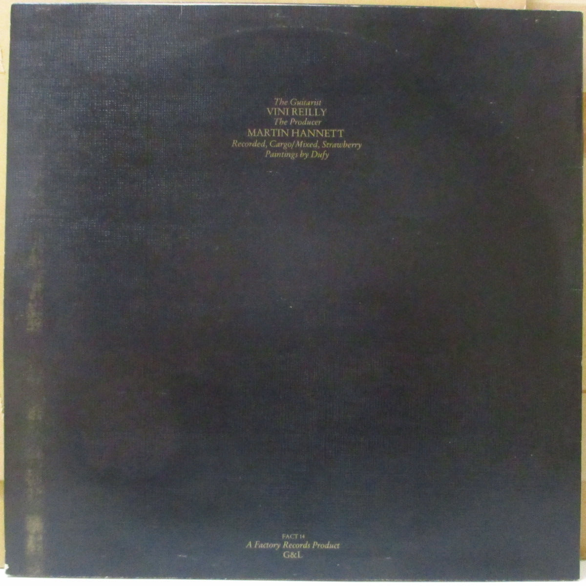 DURUTTI COLUMN, THE (ドルッティ・コラム) - The Return Of The Durutti Column (UK '80 再発 LP/絹目ジャケ)