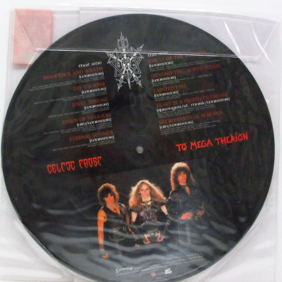CELTIC FROST (セルティック・フロスト) - To Mega Therion (Italy '05 限定再発ピクチャー LP/ステッカー付きPVC)