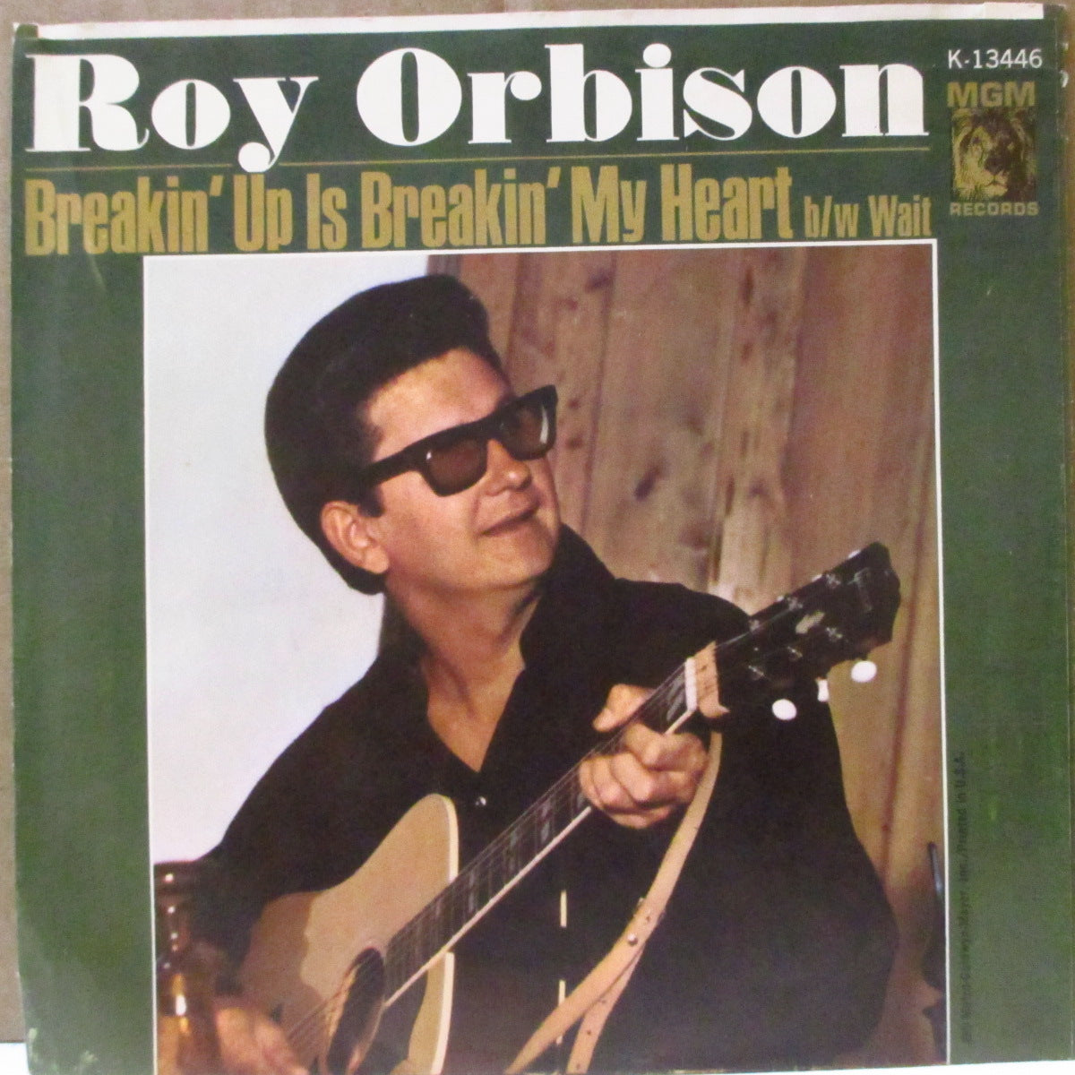 ROY ORBISON (ロイ・オービソン) - Breakin' Up Is Breakin' My Heart (US '66 オリジナル・ジャケ付 7インチ)ロッキン・ティーンポップ!