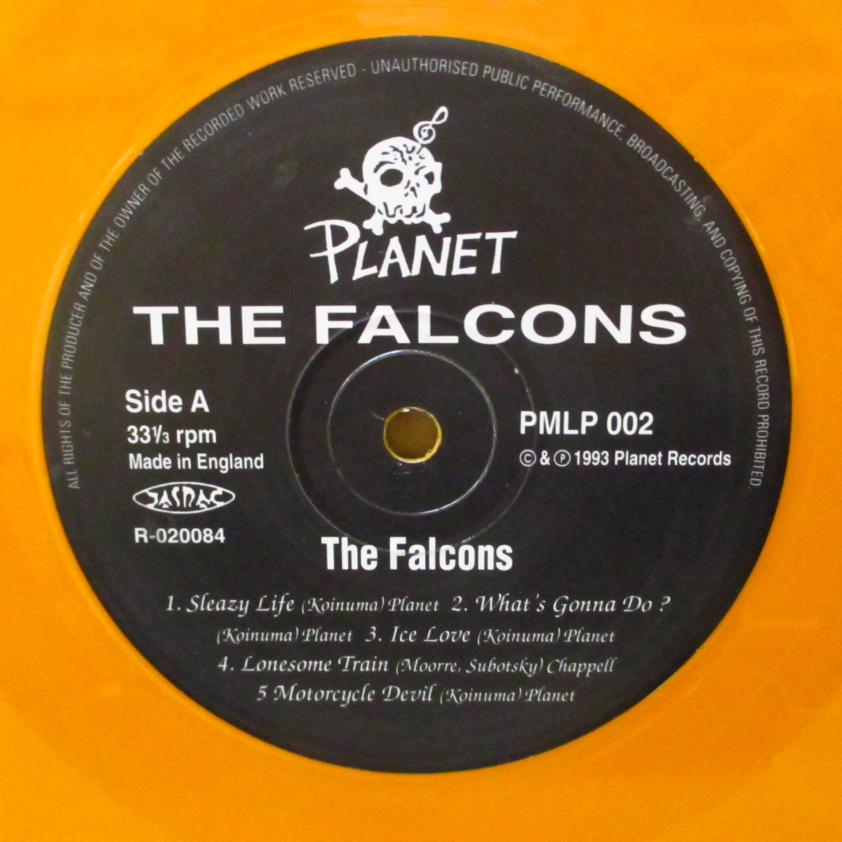 FALCONS (ファルコンズ) - The Falcons (Japan 限定「オレンジ盤」 MLP+ミニポスター) '90年1stミニアルバム