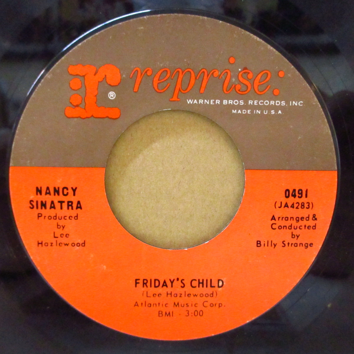 NANCY SINATRA (ナンシー・シナトラ) - Friday's Child / Hutchinson Jail (US '66 オリジナル 7インチ)ブルージィ・スロウ・ポップ