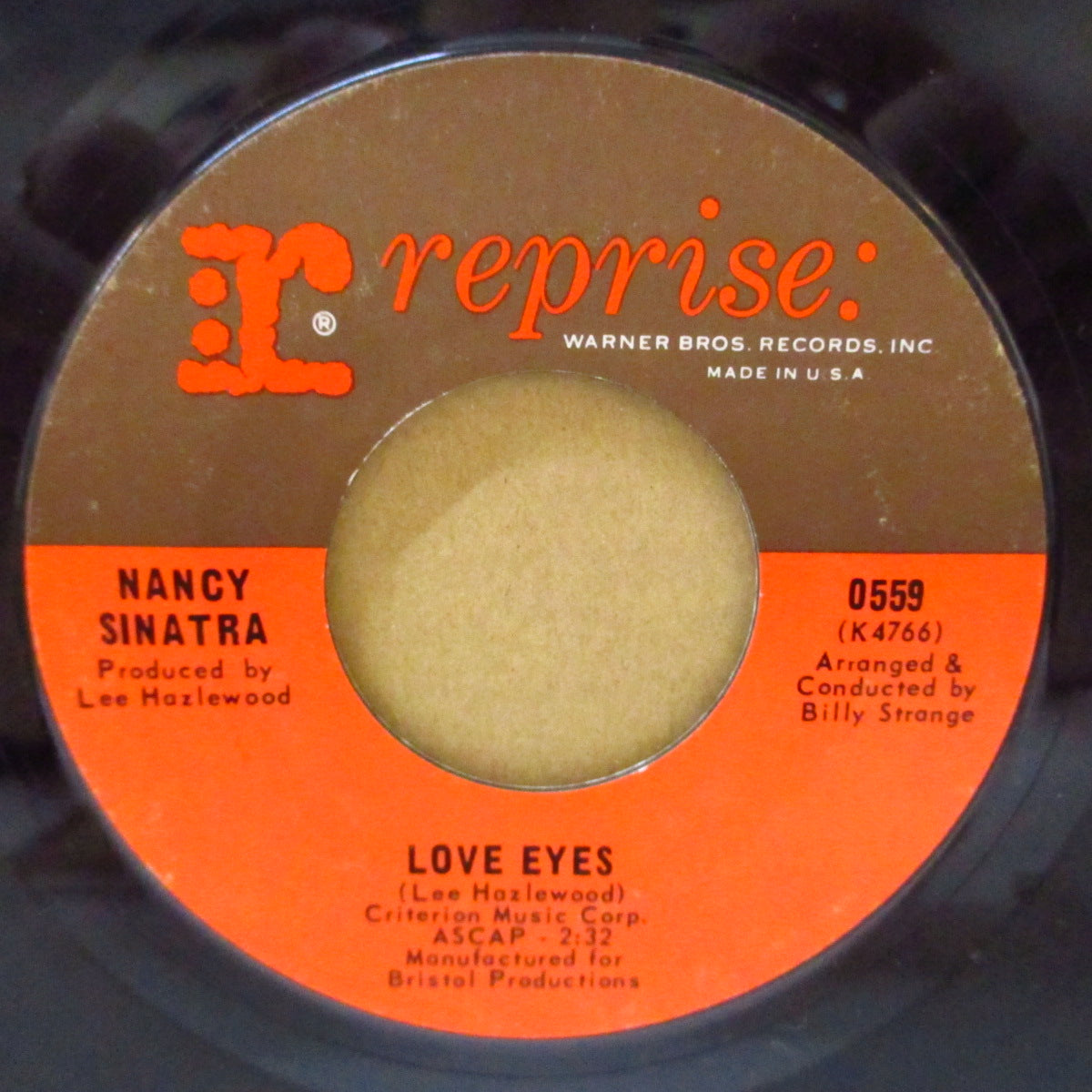 NANCY SINATRA (ナンシー・シナトラ) - Coastin' / Love Eyes (US '67 オリジナル7インチ) 極渋ノーザン・ポップス!