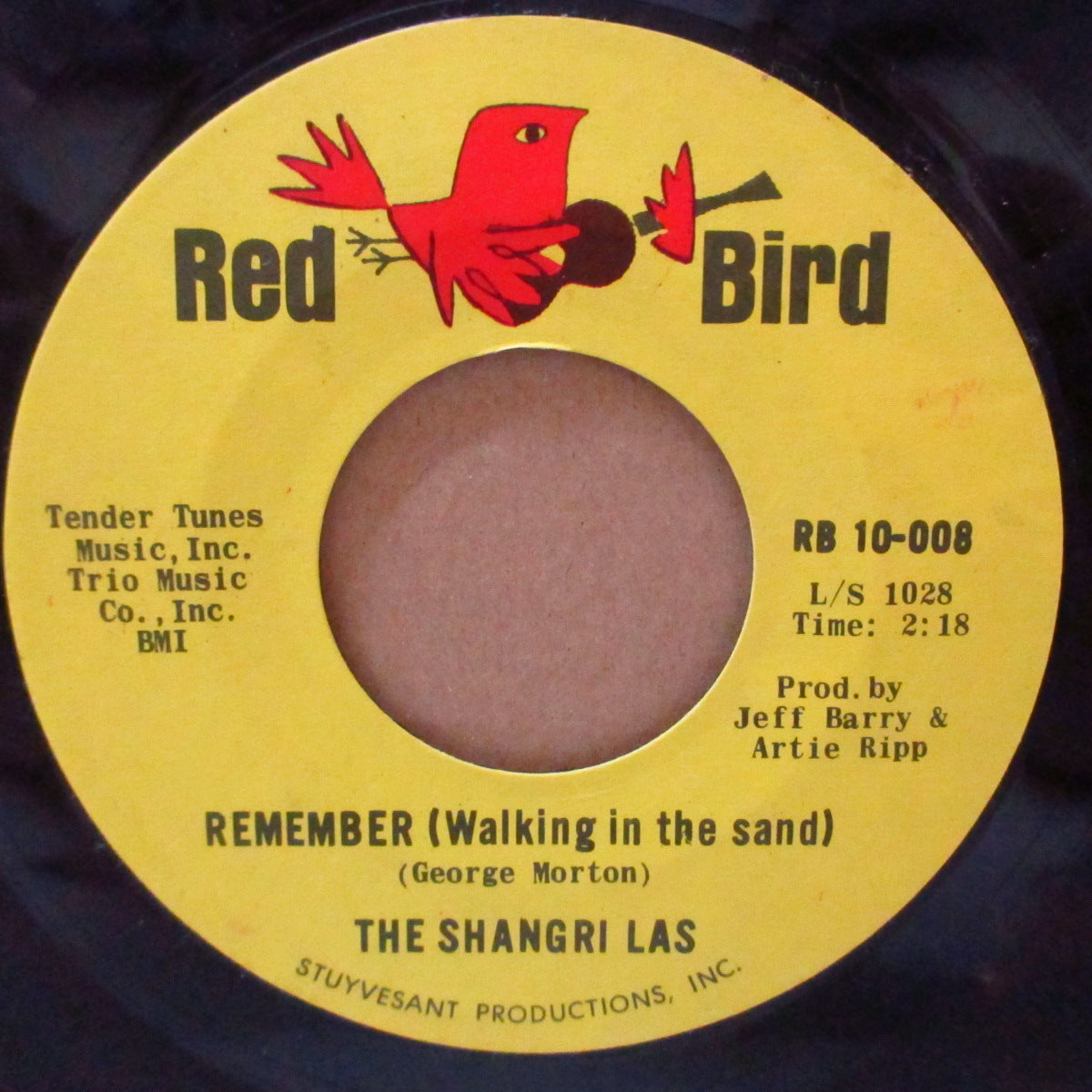 SHANGRI-LAS, THE (ザ・シャングリ・ラス) - Remember (Walkin' In The Sand) (US '64 オリジナル 7インチ)N.Y.ガールトリオ全米5位哀愁名曲!