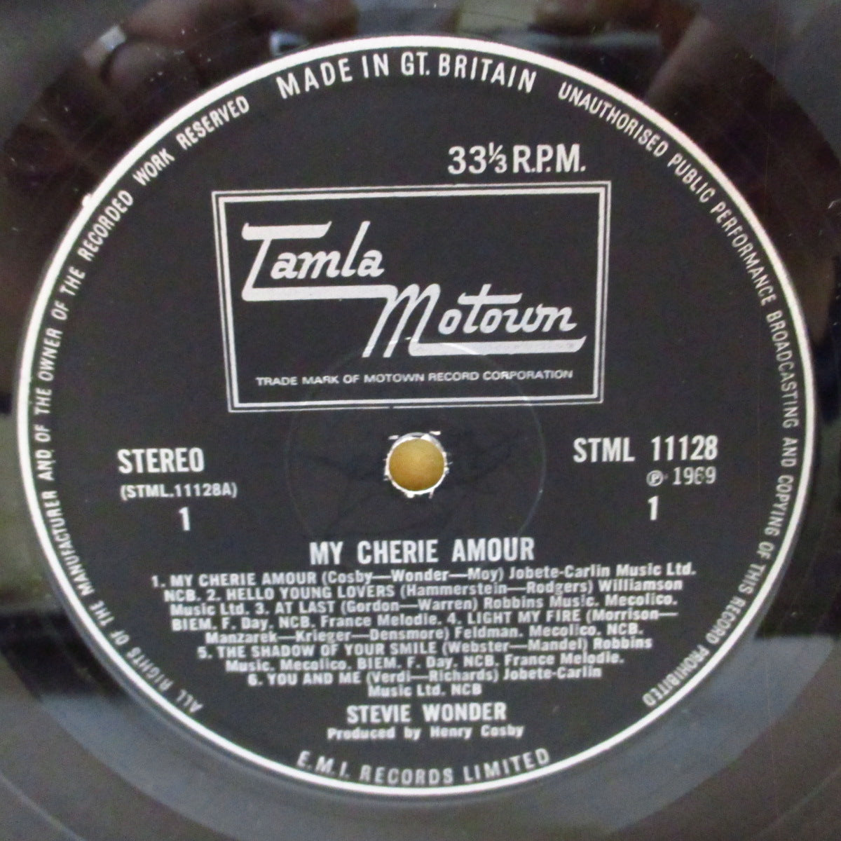 STEVIE WONDER (スティーヴィー・ワンダー) - My Cherie Amour (UK '70 初回オリジナル・ステレオ LP/表面コーティング3面折り返し有りジャケ)近年稀な美品