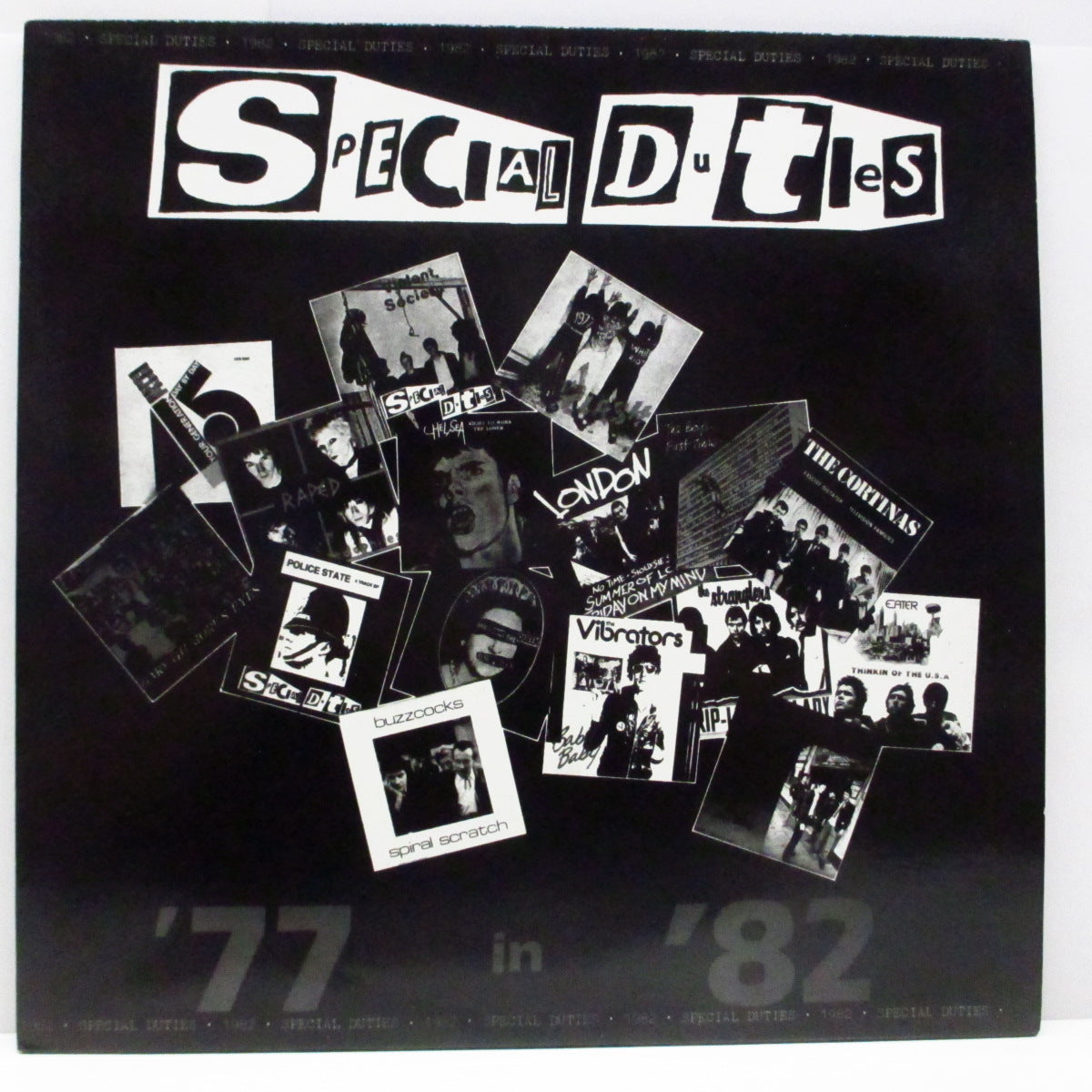 SPECIAL DUTIES (スペシャル・デューティーズ) - '77 in '82 (UK '96 再発「ブラックヴァイナル」LP+インサート/AHOY LP 35) '82年ファースト!